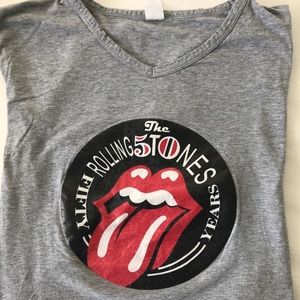 Rolling Stones 50th Anniversary Graphic Tee Sz Lg